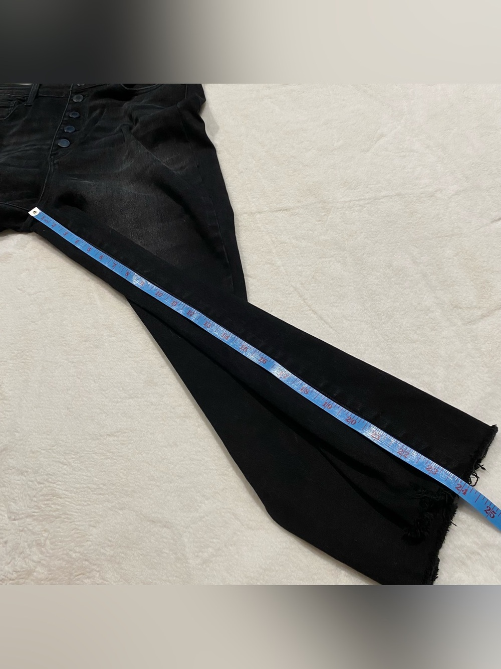 (11) Judy Blue Wide Leg Crop Jean Perfect Storm Black High Waist 30 Cropped - Picture 10 of 14